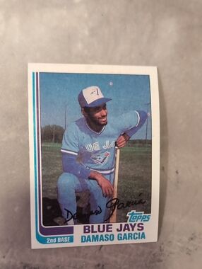 5/$15 Topps Blue Jays - Damaso Garcia Autographed 1982 Card